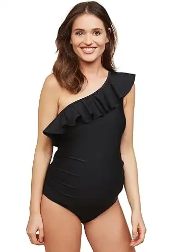 What to Pack for Hawaii Babymoon - Maternity One Piece Swimsuit