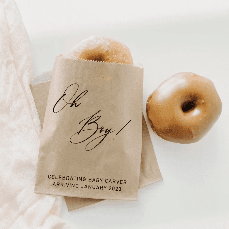 Donuts with a Twist - Baby Shower Favors