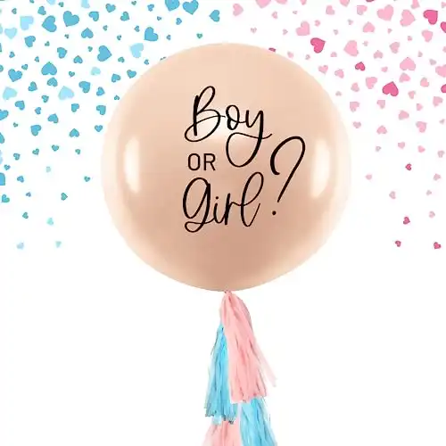 Unique Gender Reveal Party Idea - Balloon Pop