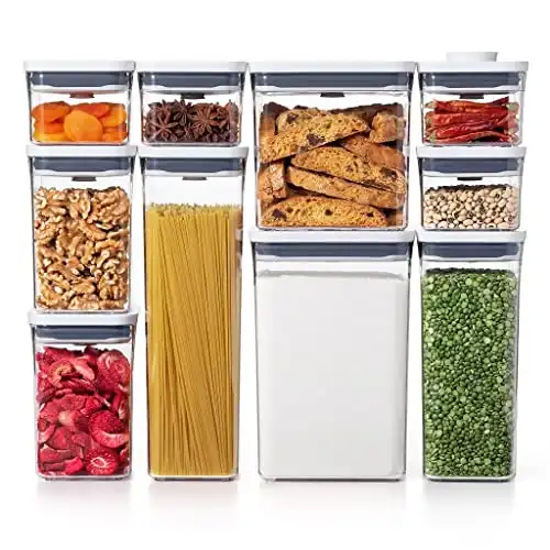 Pantry Organizer - Clear Plastic Canisters