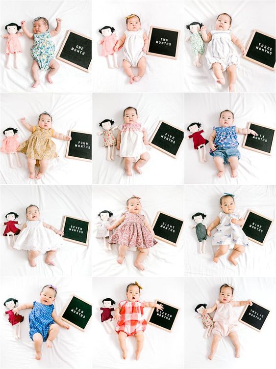 Baby Milestone Ideas - Simple White Background With Letterboard 2