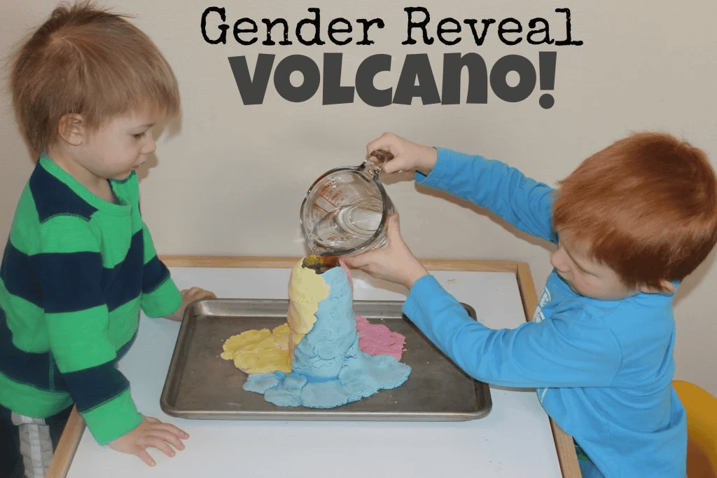 Gender Reveal Party Ideas - Gender Reveal Volcano