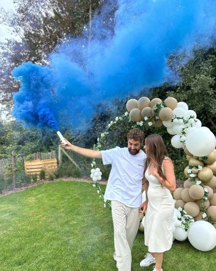 Intimate Gender Reveal Ideas - Gender Reveal with Smoke Bombs