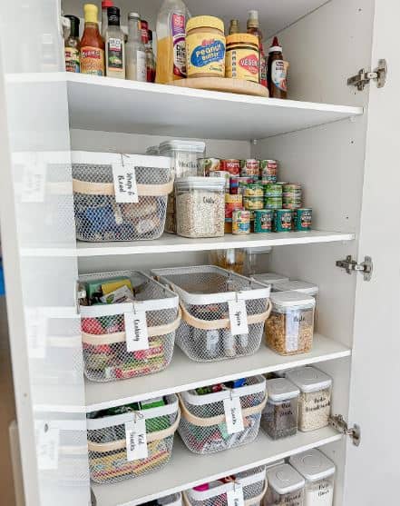 Pantry Shelf Organizer - After