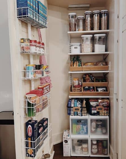 Small Deep Pantry Organization Ideas - After