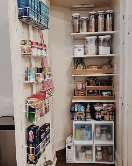 Small Deep Pantry Organization Ideas - After