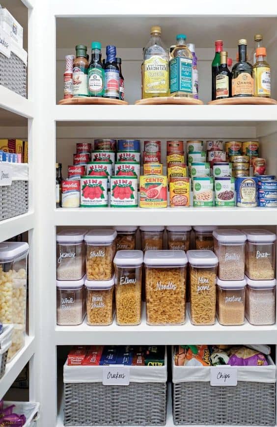 Small Deep Pantry Organization Ideas - Lazy Susan