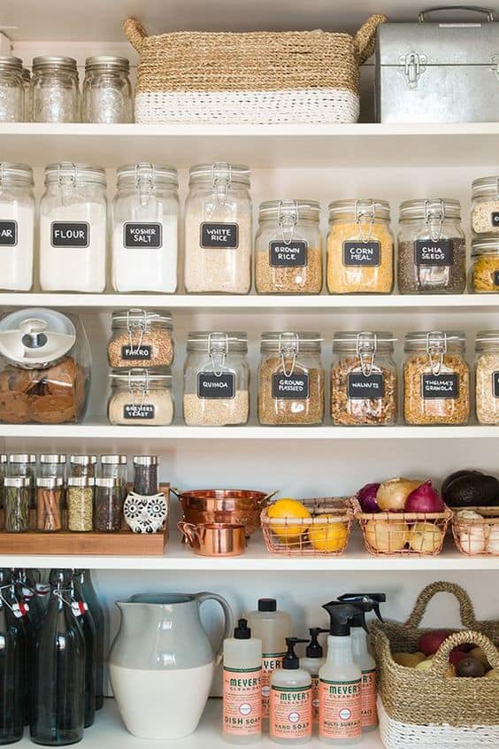 Small Pantry Organization - Labels