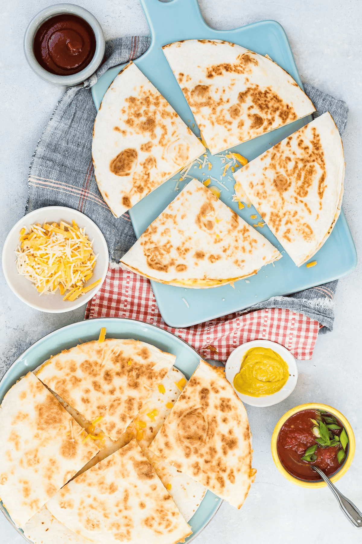 Toddler Breakfast Ideas - Simple Cheese & Egg Breakfast Quesadilla