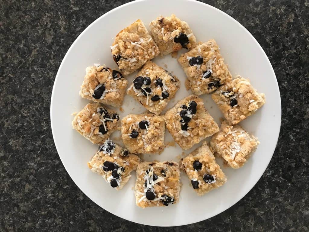 Toddler Breakfast Ideas - Yogurt Blueberry Breakfast Bars