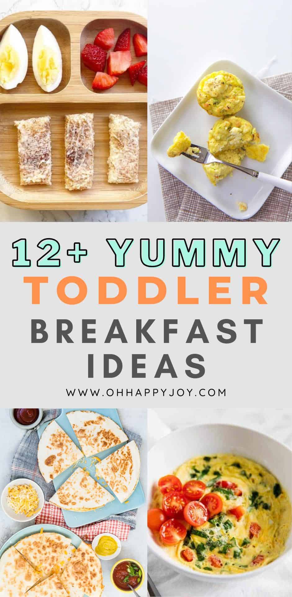 Toddler Breakfast Ideas for 1 year old