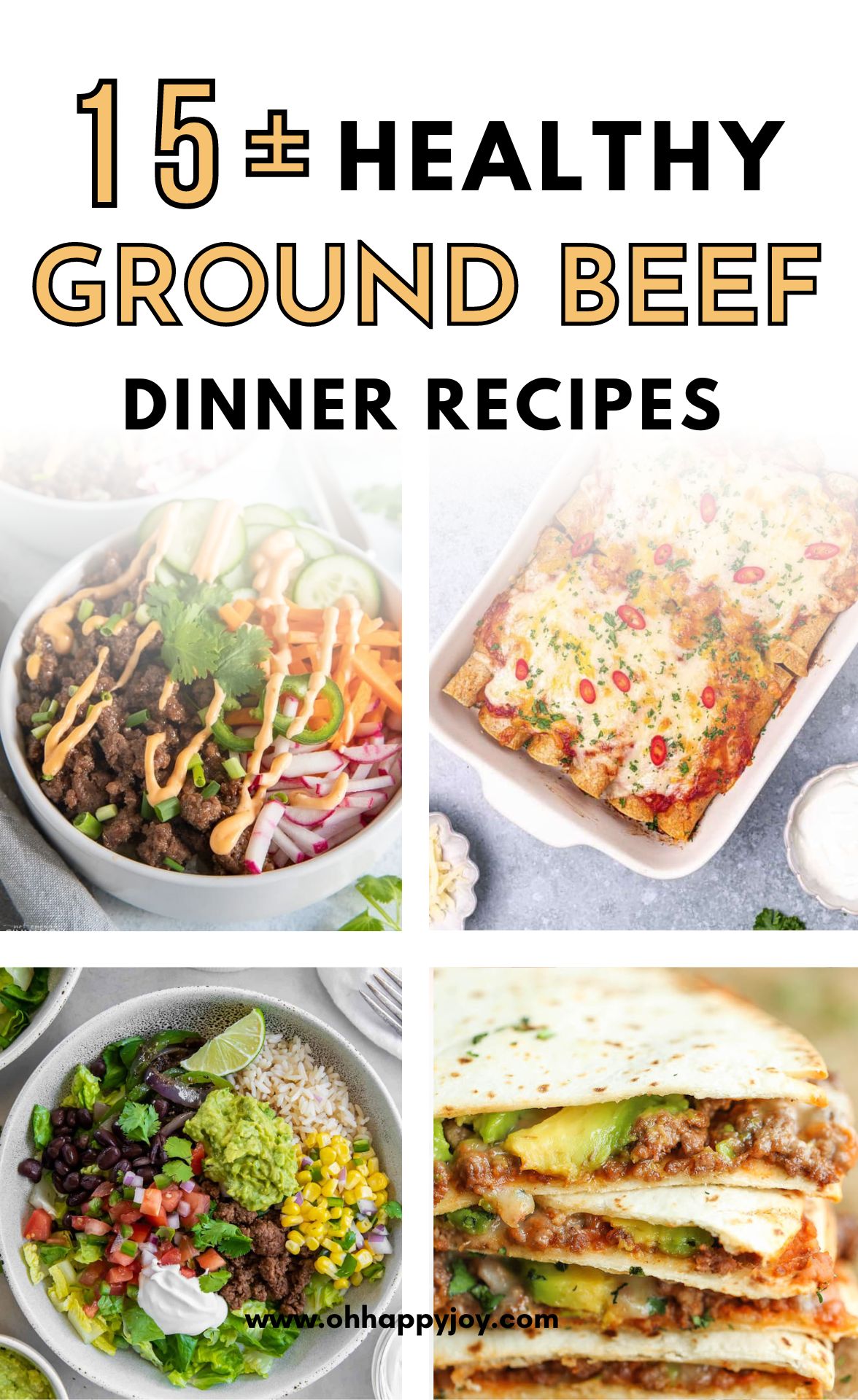 healthy ground beef recipes