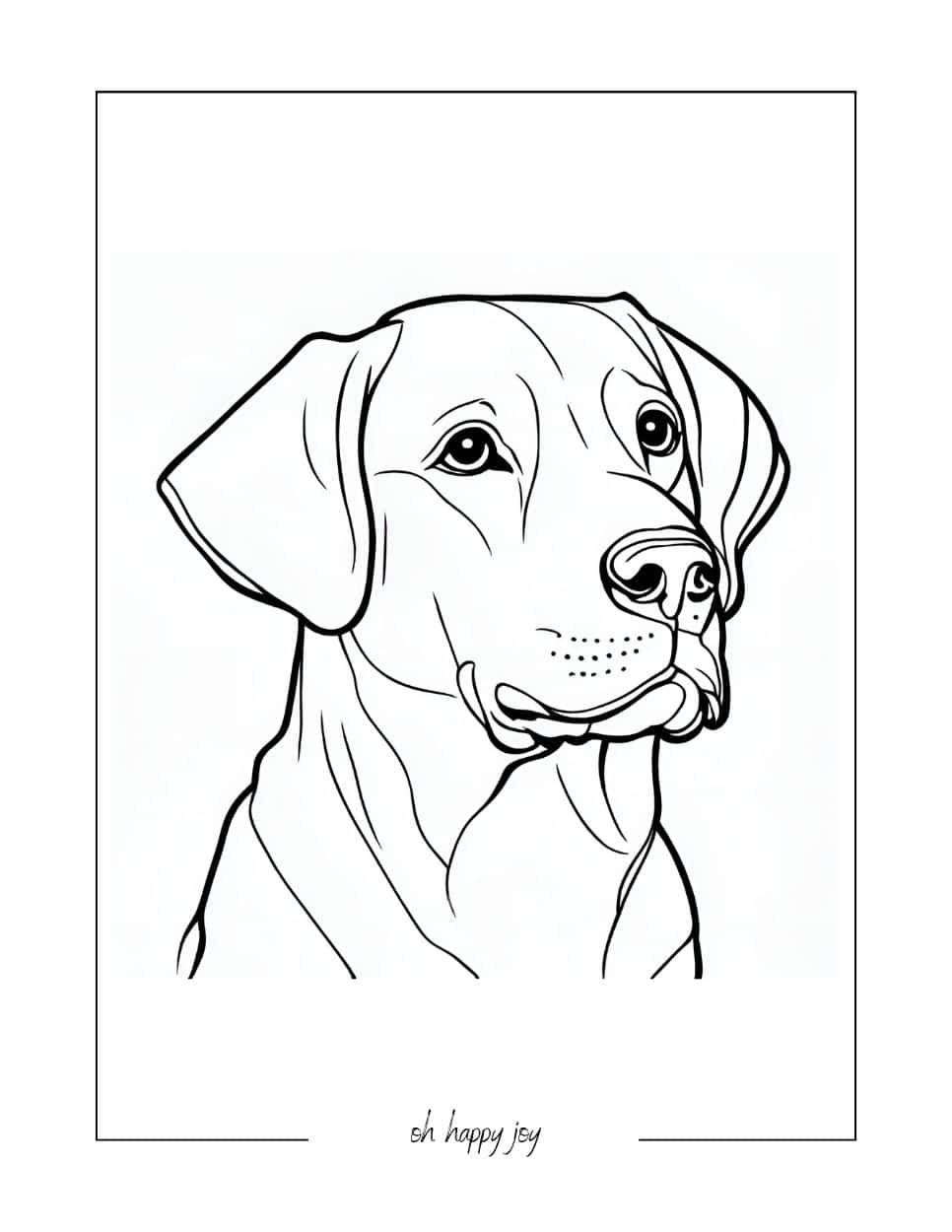 labrador retriever coloring sheet