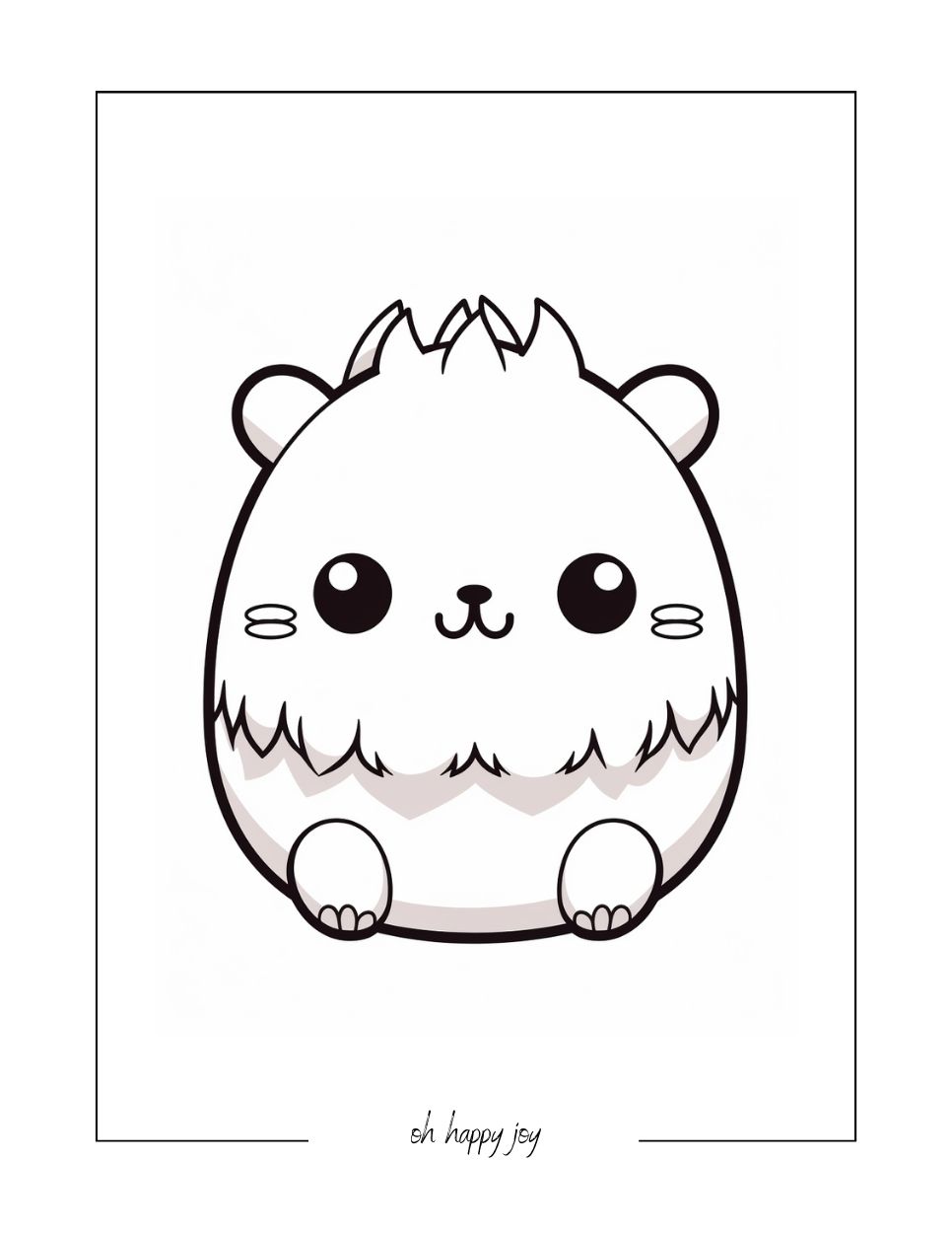 Cool squishmallow coloring sheet
