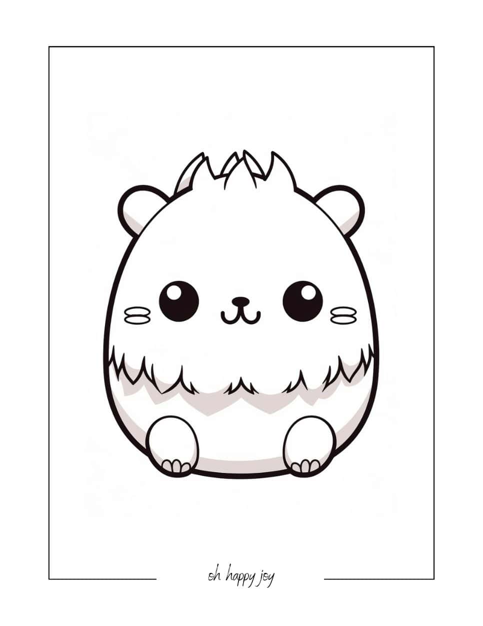 Cool squishmallow coloring sheet