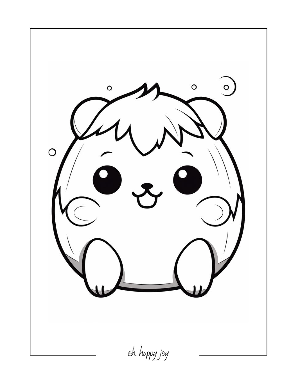 Giddy squishmallow coloring page