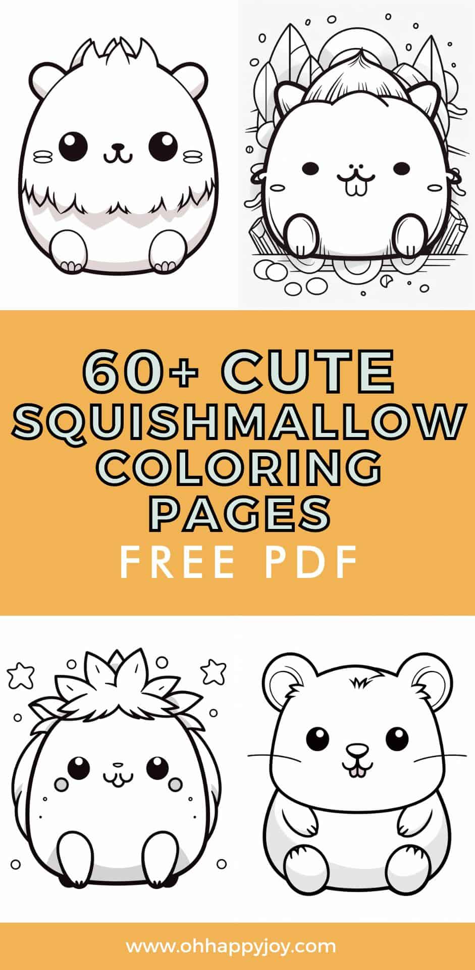 Squishmallow Coloring Pages