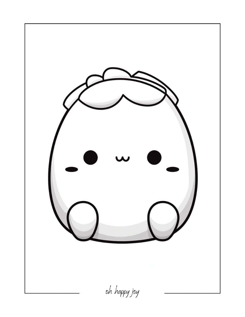 Squishmallow coloring sheet