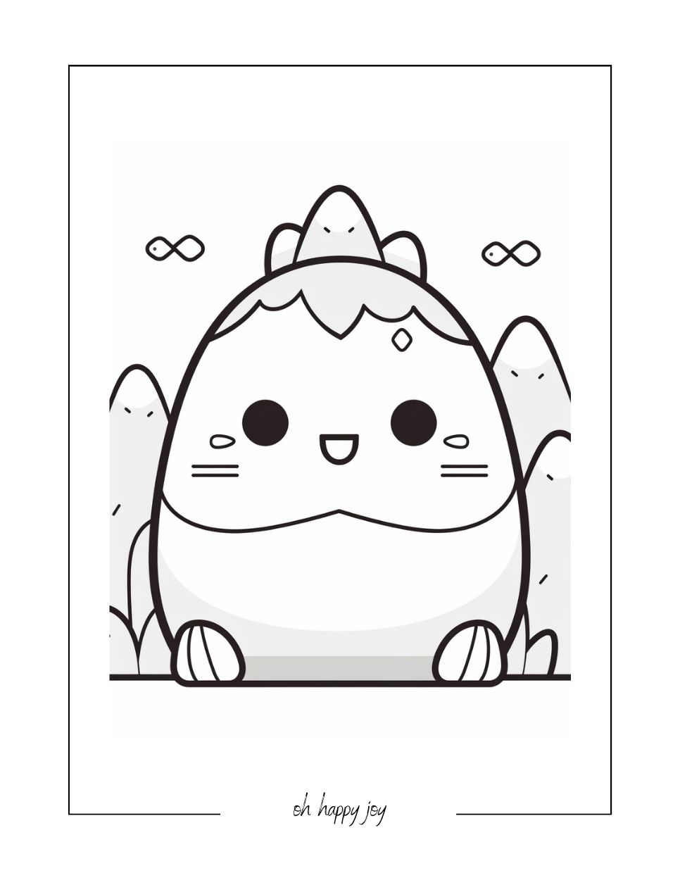Squishmallows coloring sheet