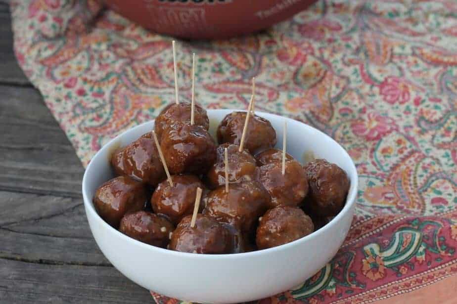 Tropical Appetizers - Finger Foods - Chipotle Pineapple Meatballs