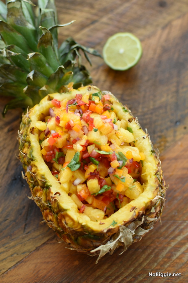 Tropical Appetizers - Finger Foods - Fresh Pineapple Salsa