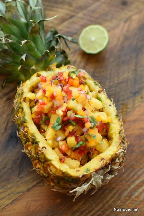 Tropical Appetizers - Finger Foods - Fresh Pineapple Salsa