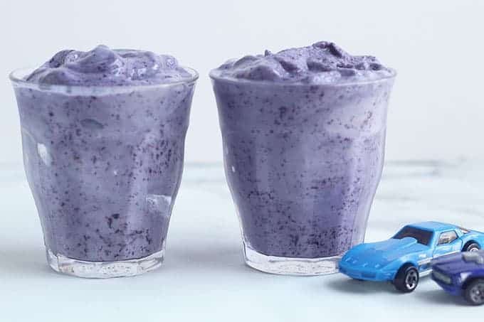Less Thick Smoothie Recipes - Blueberry Banana Smoothie