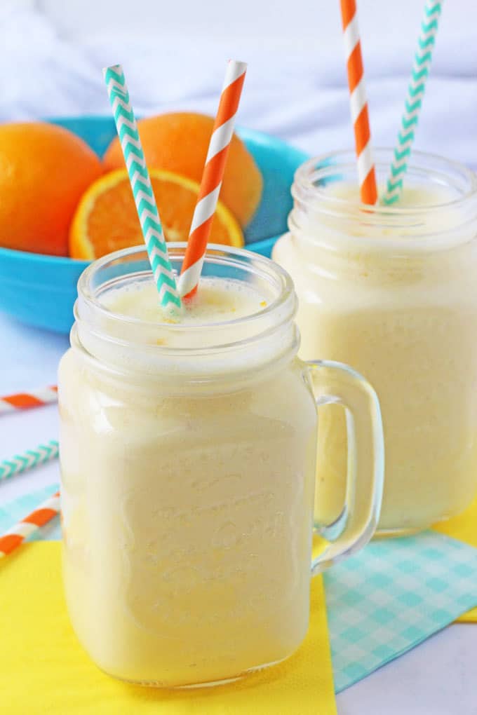 Thick Healthy Smoothie Recipes - Sunshine Orange Smoothie With Greek Yogurt