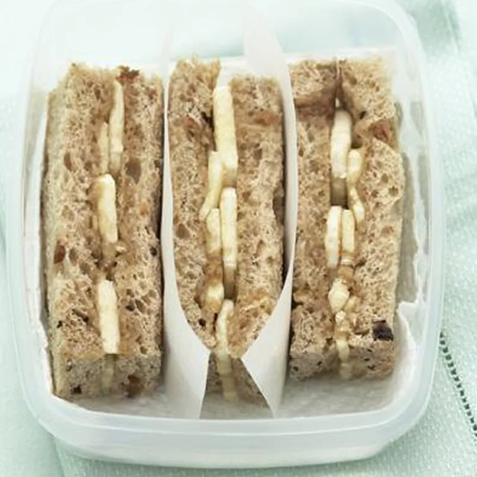 Tea Party Sandwiches - Banana and Honey Fruit Loaf