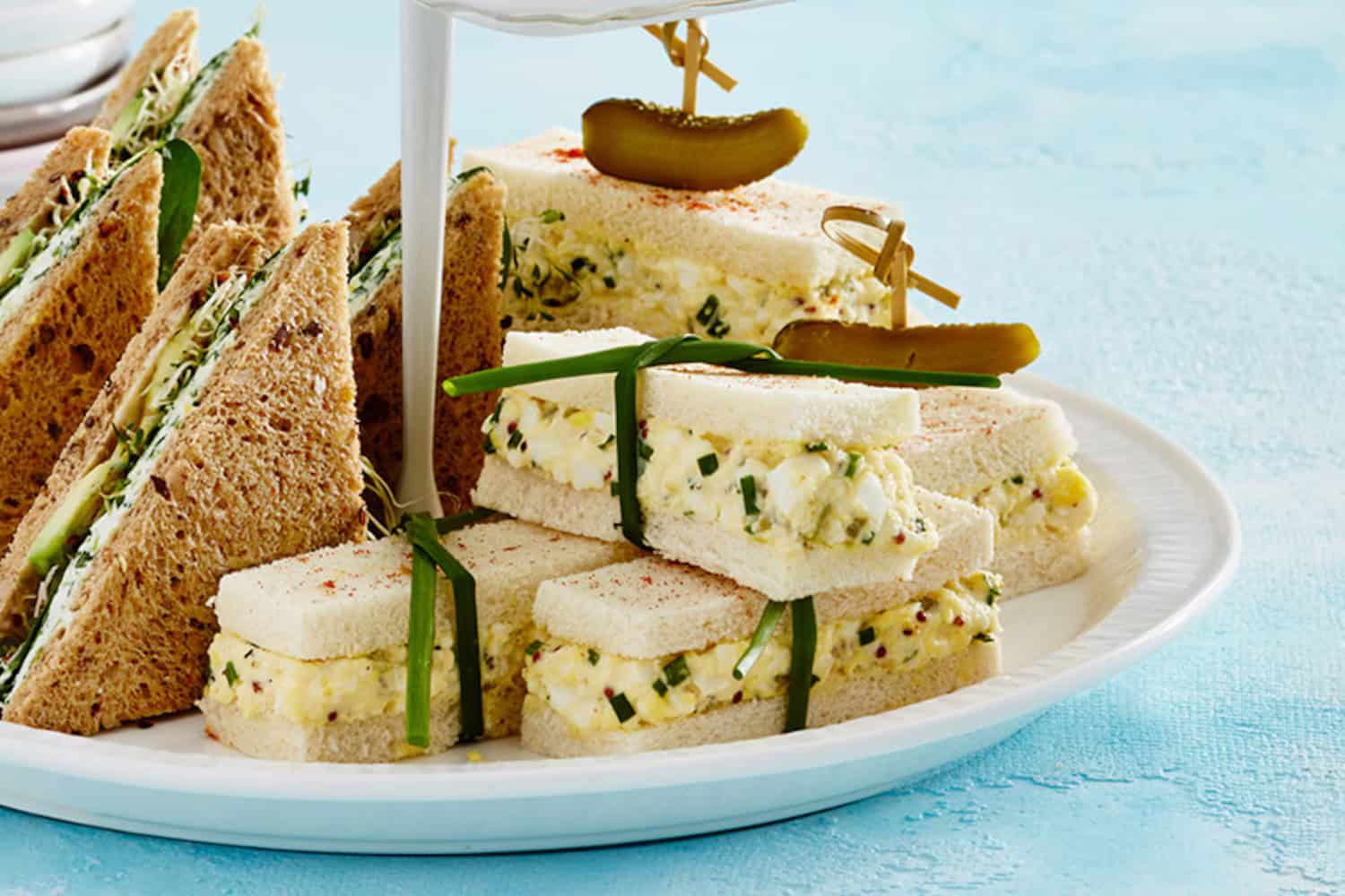 Tea Party Sandwiches - Egg Salad Tea Sandwiches