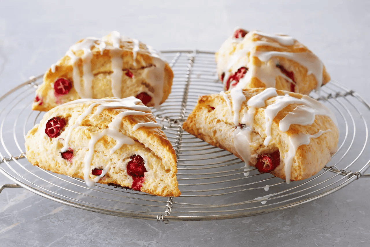 Tea Party Scones - Classic Lemon Cranberry Scones