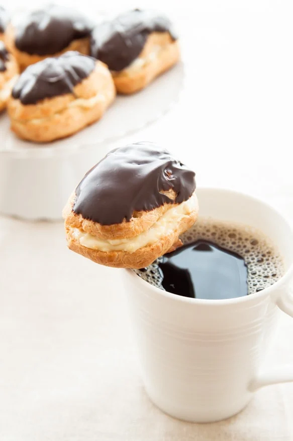 Tea Party Sweets - Chocolate Eclairs