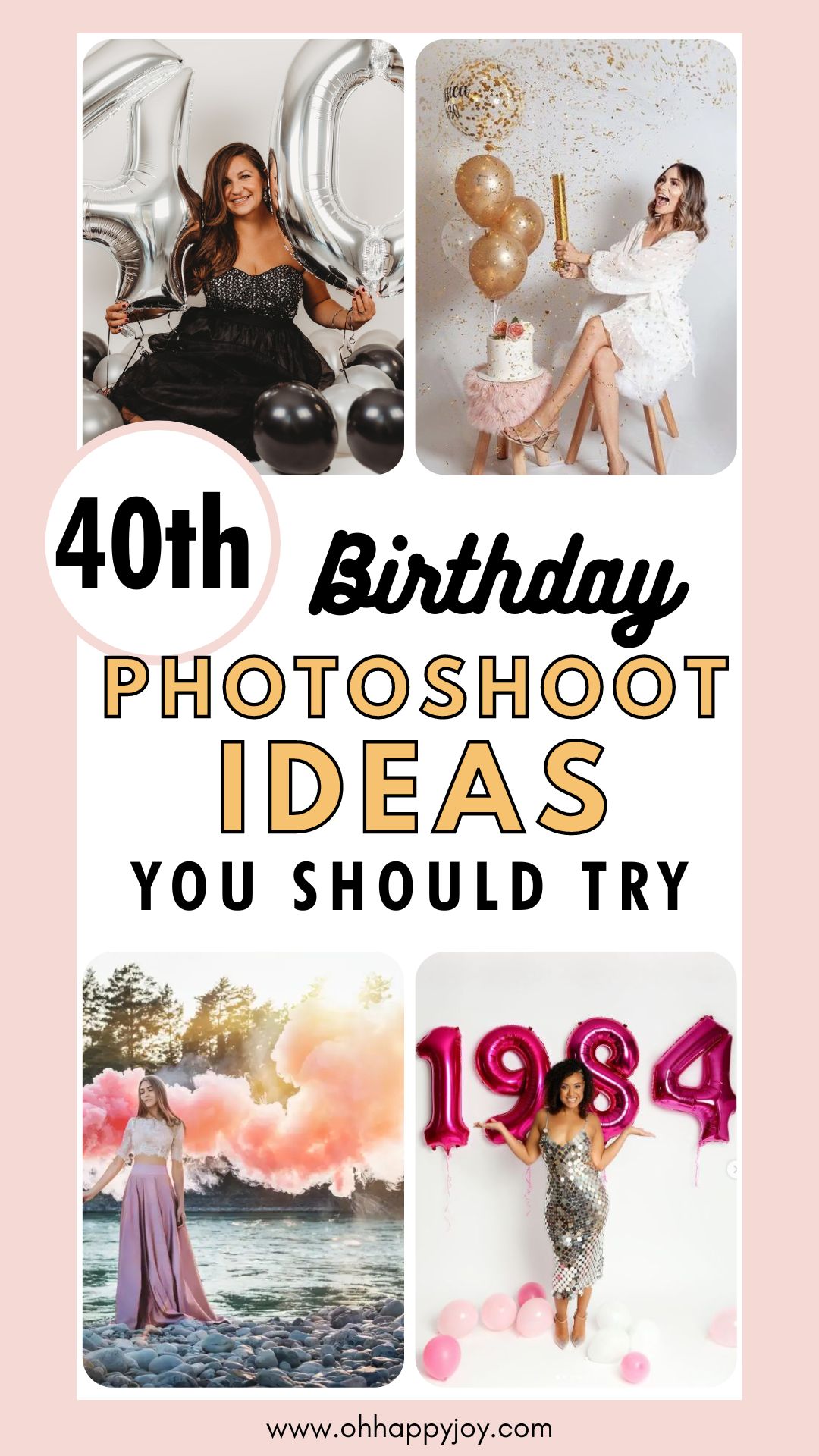 40th Birthday Photoshoot Ideas