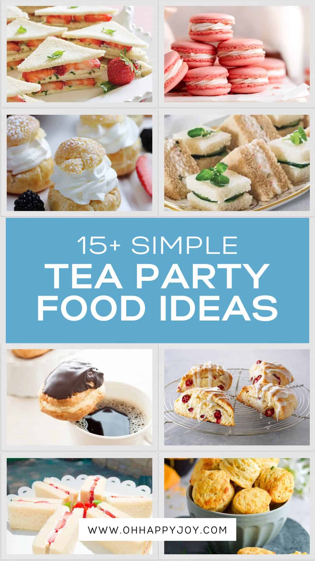 Tea Party Food Ideas