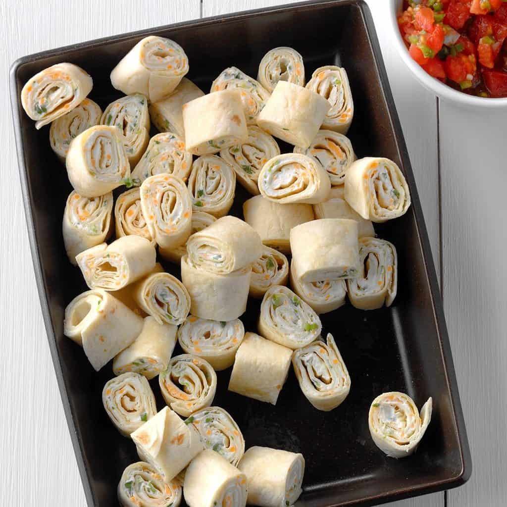 Baby Shower Appetizers - Tortilla Pinwheels