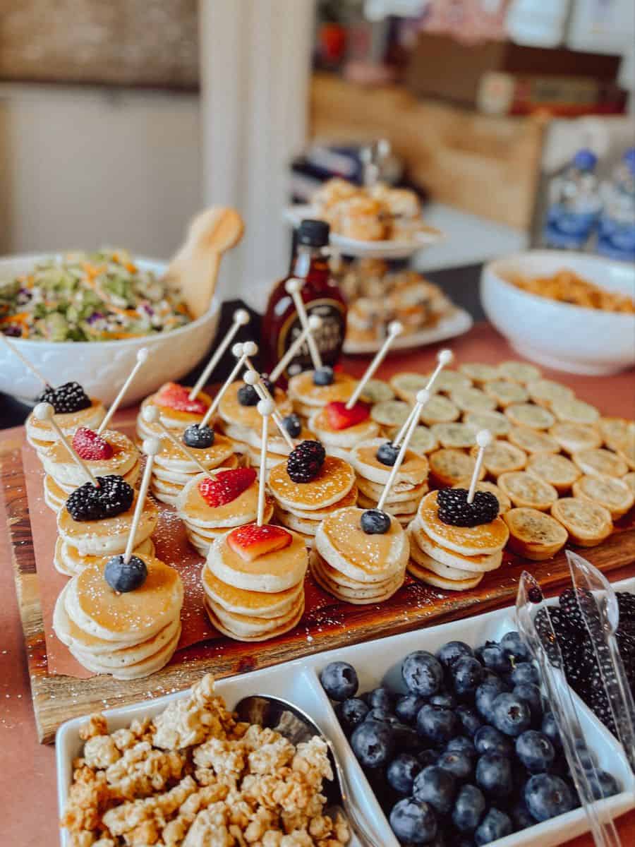 Baby Shower Brunch Ideas - Mini Pancakes 1 