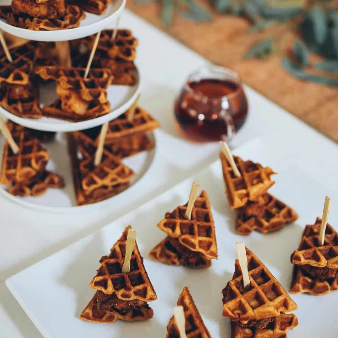Baby Shower Brunch Ideas - Chicken and Waffles 2