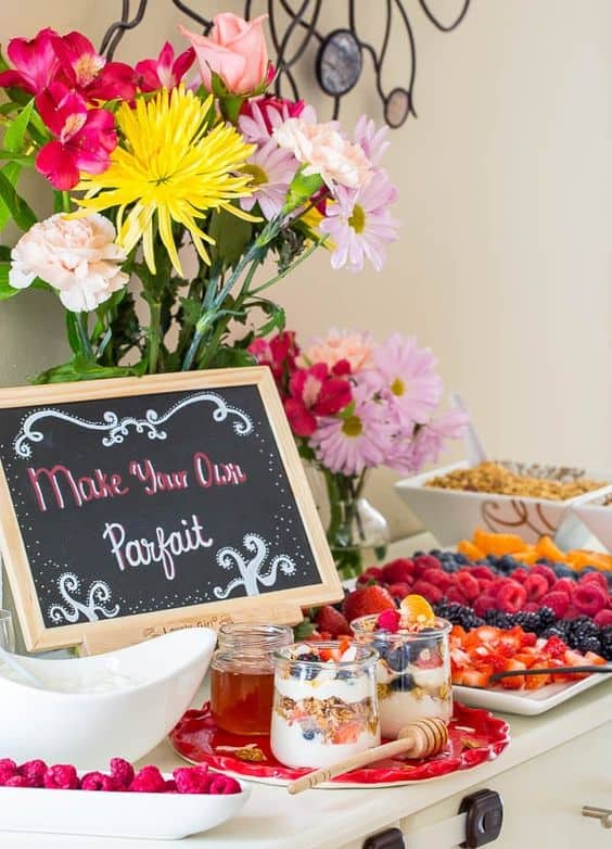 Baby Shower Brunch Ideas - Parfait Station 1 