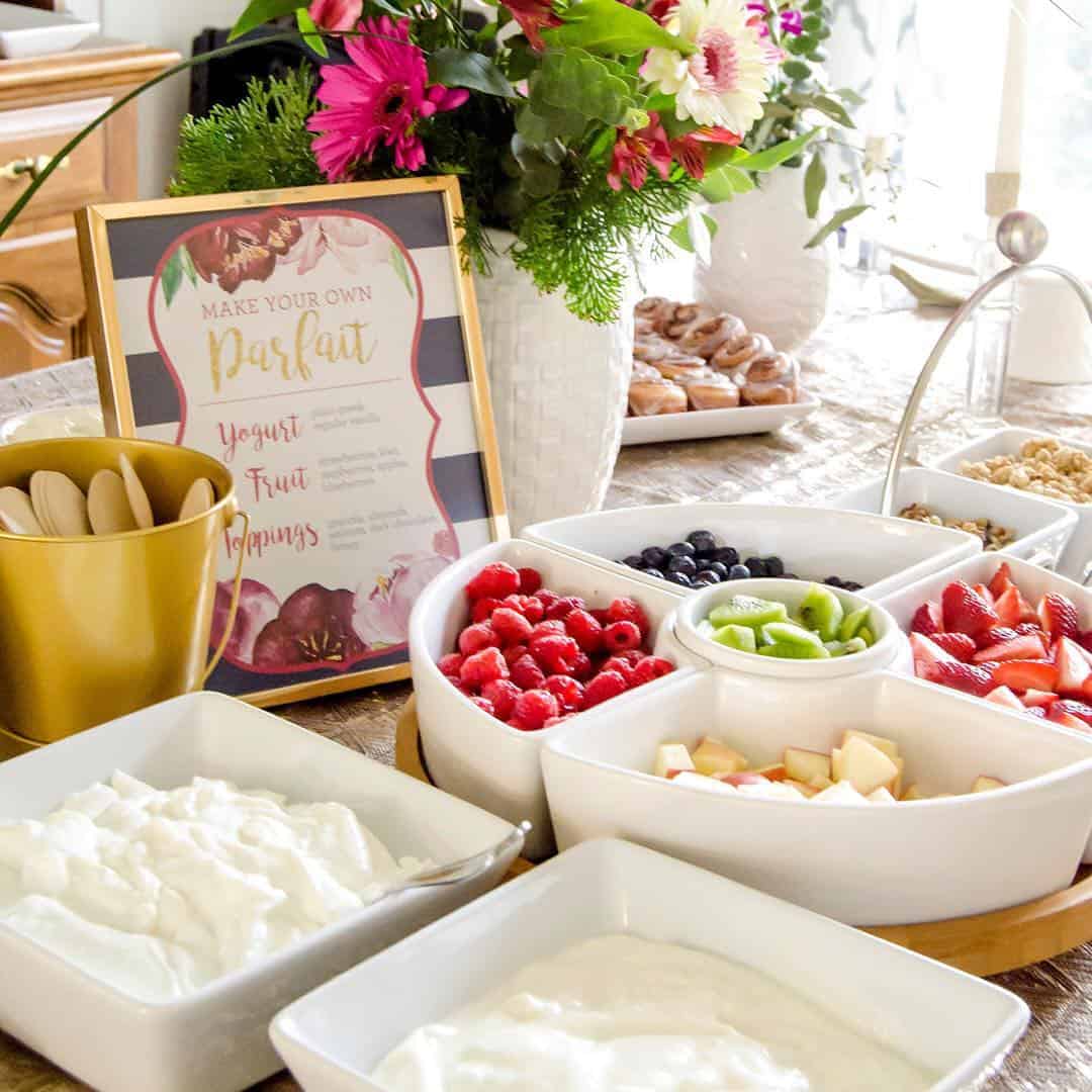 Baby Shower Brunch Ideas - Parfait Station 2 