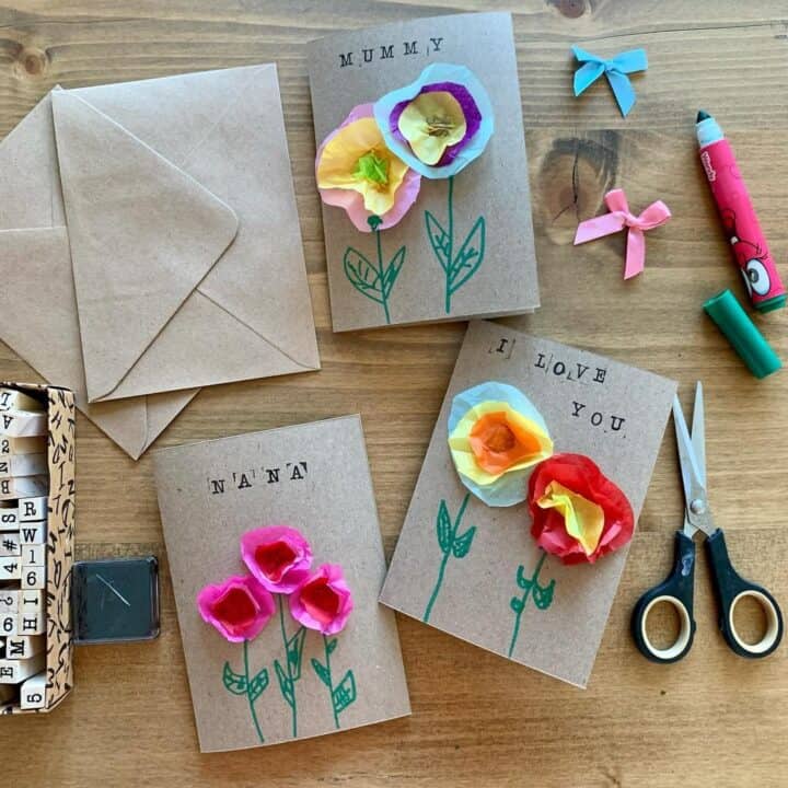 DIY Birthday Card for Mom From Kids - Oh Happy Joy!