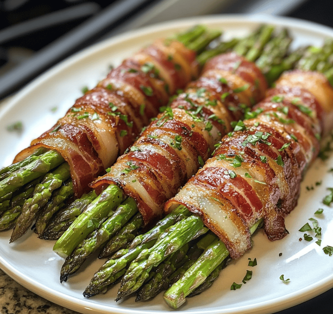 10-Thanksgiving-Sidedish-Ideas-Maple-Bacon-Wrapped-Asparagus