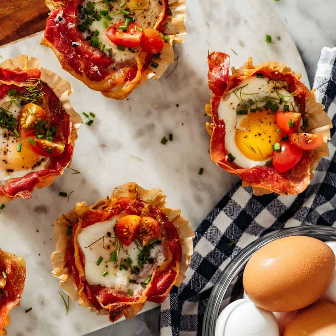 20-Make-And-Take-Breakfast-Ideas-Prosciutto-and-Parmesan-Egg-Cups