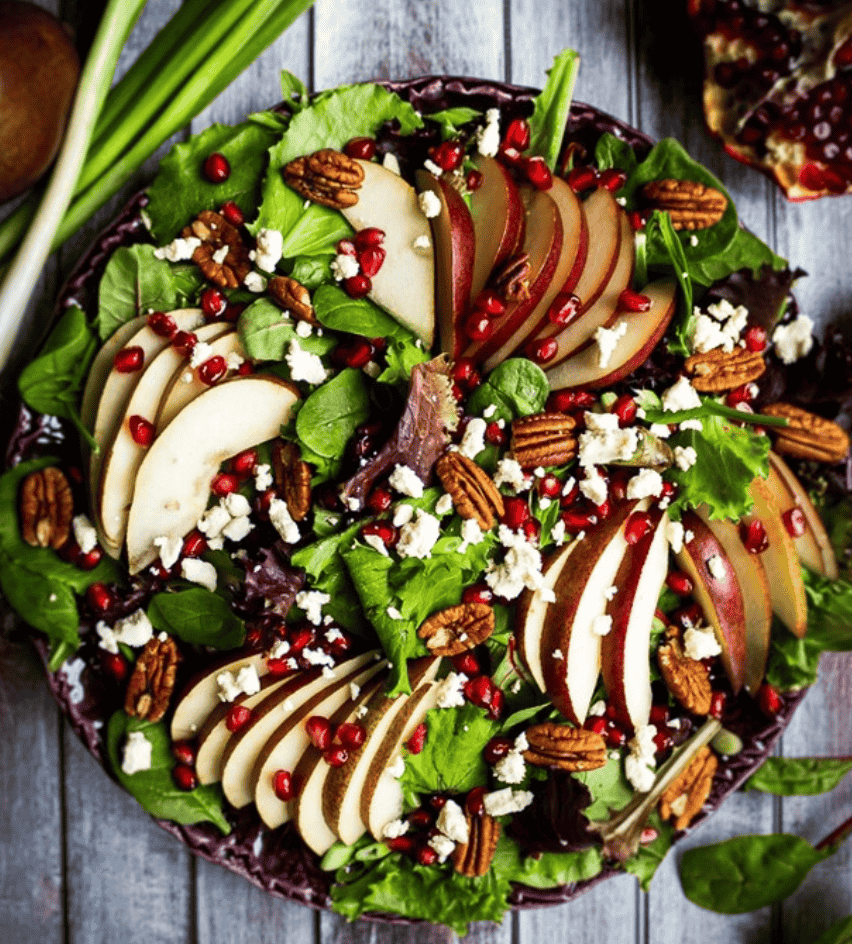 8-Thanksgiving-Side-Dish-Ideas-Pear-and-Pomegranate-Salad